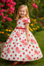 Vestido Infantil Off White Florido de Rosas Primavera Luxo - comprar online