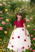 Vestido Infantil Pink Saia Off Busto C/ Renda Casamento Festa (4601PA) - comprar online