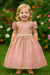 Vestido Infantil Realeza Rose Com Renda e Pérolas Festa Luxo (2254RE) - comprar online