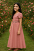 Vestido Infantil Rose Busto C/ Renda Festas Daminhas Luxo - comprar online