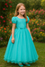 Vestido Infantil Verde C/ Strass Casamentos Luxo - comprar online