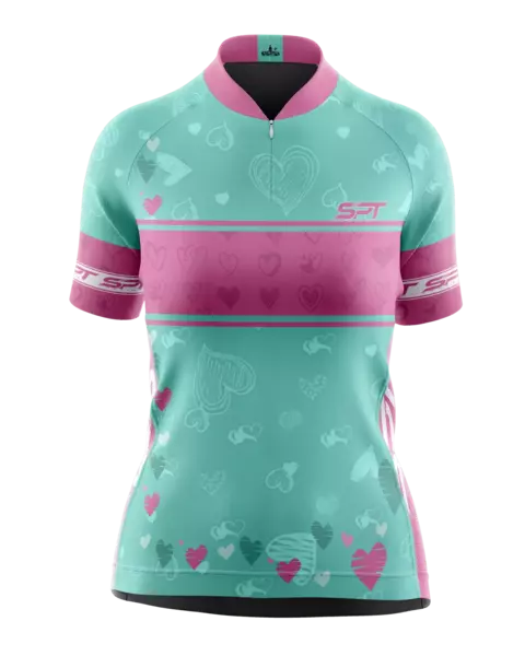 Camisa de Ciclismo Ciclista Manga Curta Feminina