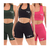 kit 3 Conjuntos Top e Shorts Feminino Los Angeles - comprar online