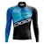 Camisa Ciclismo Masculina Manga Longa OGGI Azul Com Bolsos