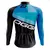 Camisa Ciclismo Masculina Manga Longa OGGI Azul Com Bolsos - comprar online