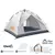 Barraca de Camping Automática Para 3-4 Pessoas,Ao Ar Livre Auto-Pop-up de Acampamento Rápida Portátil Verde/Branco - J-Alves Fitzone