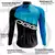 Camisa Ciclismo Masculina Manga Longa OGGI Azul Com Bolsos - J-Alves Fitzone