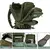 Mochila Tática Multicamadas, Capacidade para Esportes Ao Ar Livre,Impermeável, Acampamento, Caminhada, Trekking,50L - J-Alves Fitzone