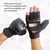 luvas de treinamento de boxe profissional metade do dedo, almofada de couro - J-Alves Fitzone