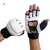 luvas de treinamento de boxe profissional metade do dedo, almofada de couro - comprar online