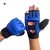 luvas de treinamento de boxe profissional metade do dedo, almofada de couro - comprar online