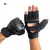 luvas de treinamento de boxe profissional metade do dedo, almofada de couro - J-Alves Fitzone