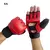 luvas de treinamento de boxe profissional metade do dedo, almofada de couro