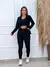 Kit 3 Peças Inverno Conjunto Fitness Jaqueta + Top + Calça