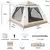 Barraca Acampamento Pop-up Automática,Abertura rápida ,P/ família ,com Carring Bag,4 Pessoas na internet