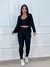 Conjunto 3 Peças Kit Fitness Jaqueta Bomber + Top + Calça - loja online