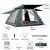 Barraca Acampamento Pop-up Automática,Abertura rápida ,P/ família ,com Carring Bag,4 Pessoas - comprar online