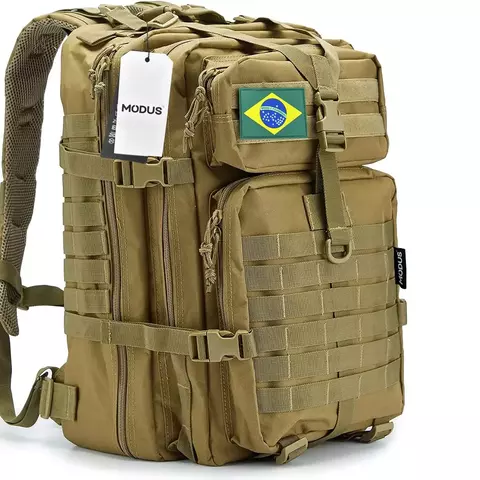 Mochila Tática Multicamadas, Capacidade para Esportes Ao Ar Livre,Impermeável, Acampamento, Caminhada, Trekking,50L - FitPower