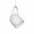 COLGANTE 1 LUZ E27 CABEZAL Y HORQUILLA BLANCO TEXTURADO LINEA VULLET (DB) - comprar online