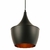 Artefacto colgar 1xE27 Beat Fat "NEGRO MATE" (LK) - comprar online