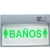 Cartel Led Luminoso Indicador "Baños" Atomlux Autonomo - comprar online