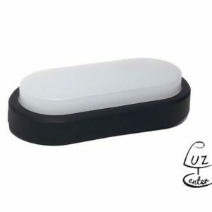 Tortuga Negra p/Exterior Ovalada Led Integrado 12W Luz Neutra (CI) - comprar online