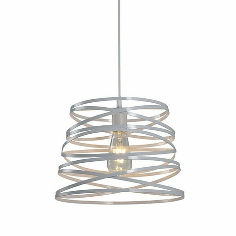 Artefacto colgar 1xE27 Persa metal "BLANCO BRILLANTE" (LK) - comprar online