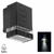 Aplique De Exterior Unidireccional MAO I Negro Texturado (CI) - comprar online