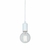 Artefacto colgar 1xE27 Tansy "BLANCO MATE" (LK) - comprar online