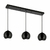 Artefacto colgar 1xE27 Tom Dixon triple "NEGRO" (LK) - comprar online