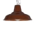 GALPONERA CHICA DECORATIVA C/GANCHO ALUMINIO P/E27 COLOR CHOCOLATE (IR) - comprar online