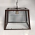 FAROL CUADRADO COLGANTE INTERIOR/EXTERIOR P/E27 COLOR CHOCOLATE (IR) - comprar online