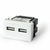 Módulo Toma Doble USB Blanco Kalop - comprar online