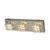 Aplique Led Integrado 3 x 4,2W. 3000K Niquel Mate "Sara I" (CI) - comprar online