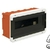 Caja Plastica de Interior con Riel DIN de Embutir con Tapa PR404 ROKER (8 MODULOS) - comprar online