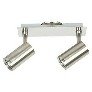 Sistema de Lamparas P/2 x GU10 Niquel Mate "Tempano" (CI) - comprar online