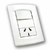 Llave de Luz Life Armada Punto y Toma SICA - comprar online