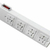 Zapatilla Tomacorriente 4 Tomas Sin Cable-Protector Térmico Kalop Blanca - comprar online