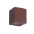 APLIQUE CUADRADO UNIDIRECCIONAL P/1 AR111 GU10 COLOR CHOCOLATE (IR) - comprar online