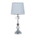 VELADOR CROMO C/2 BOCHAS DE CERAMICA Y PANTALLA LINEA LUST (DB) - comprar online