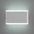 Artefacto pared LEDs Integrados 2x 3W BLC Orthog "BLANCO" (LK) - comprar online