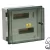Gabinete Plastico de Exterior IP65c/Cerradura-Pta.Cristal-Riel DIN de Superficie ROKER PRD553/1 (36 MODULOS) - comprar online