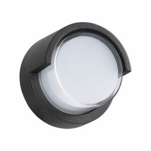 Artefacto pared LEDs Integrado 1x 9W BLC Kyklo "NEGRO" (LK) - comprar online