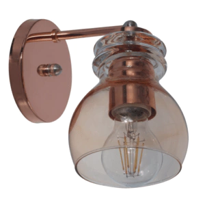 APLIQUE 1 LUZ TULIPA COBRE LINEA ANTIQUE (DB) - comprar online