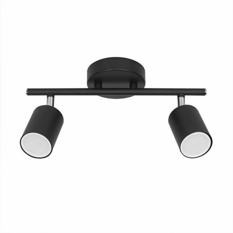 Aplique de techo 2xGU10 Joris II "NEGRO" (LK) - comprar online