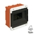 Caja Plastica de Interior con Riel DIN de Embutir con Tapa PR416 ROKER (6 MODULOS) - comprar online