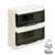 Caja Plastica de Exterior con Riel DIN de Embutir PRE275 ROKER (24 MODULOS) - comprar online