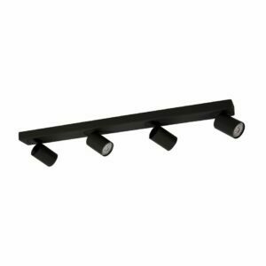 Aplique de techo 4xGU10 rectg 90x760 movil "NEGRO" (LK) - comprar online