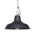 GALPONERA GRANDE DECORATIVA C/GANCHO ALUMINIO P/E27 COLOR NEGRO (IR) - comprar online
