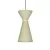 COLGANTE 1 LUZ E27 CON MADERA COLOR BEIGE LINEA CONO DOBLE (DB) - comprar online